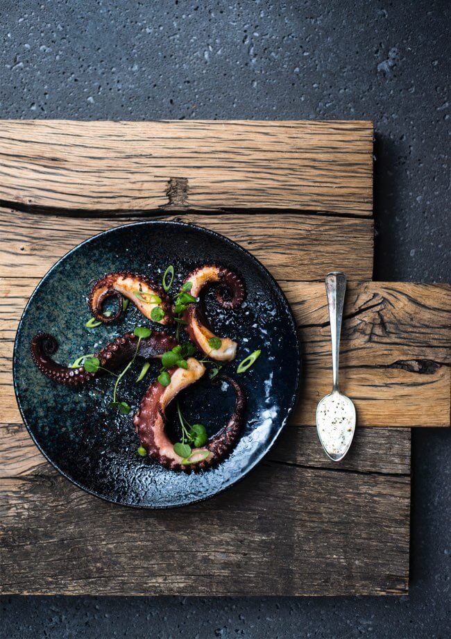 Pan Fried Octopus Combekk